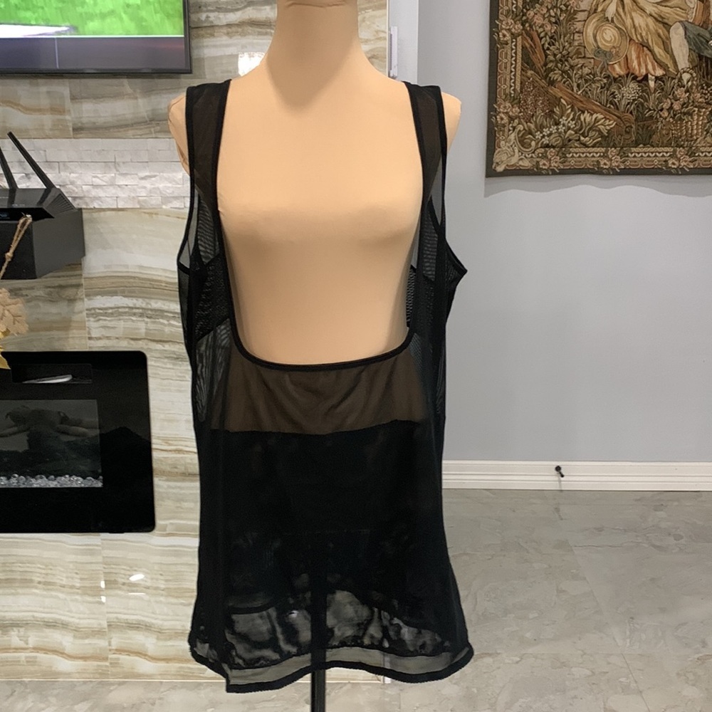 Kymar New Body Shaper. XXXL. Black Sheer Cut out‎ Front